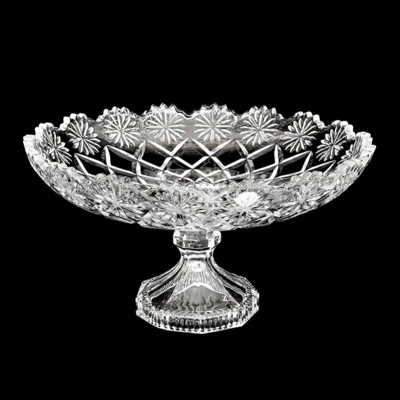 พานขอบโค้งคริสตัล KC/3009 PLAX-4