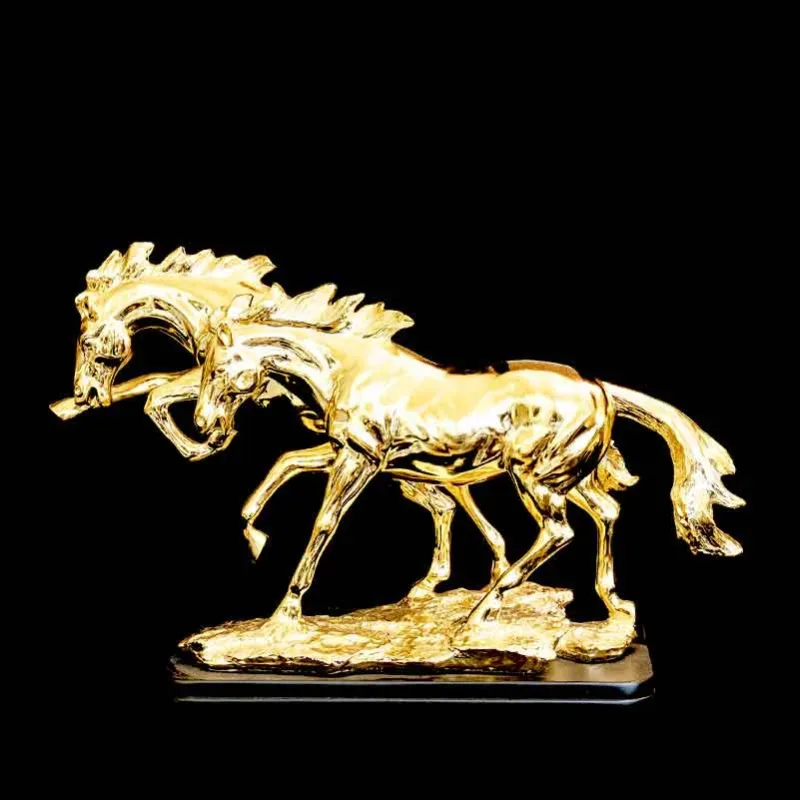 รูปปั้นม้าสีทอง AL2570PD/F