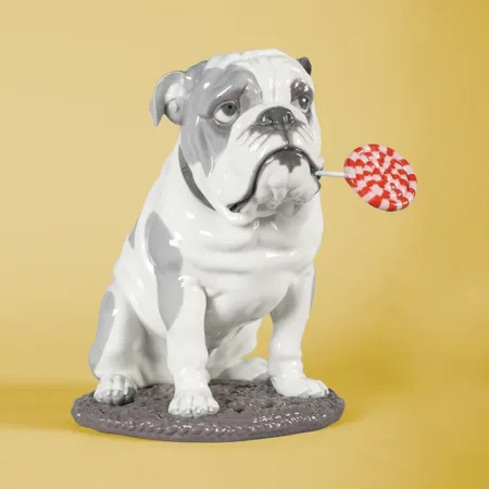 Lladro, รูปปั้น Lladro, พอร์ซเลน, porcelain, สุนัข