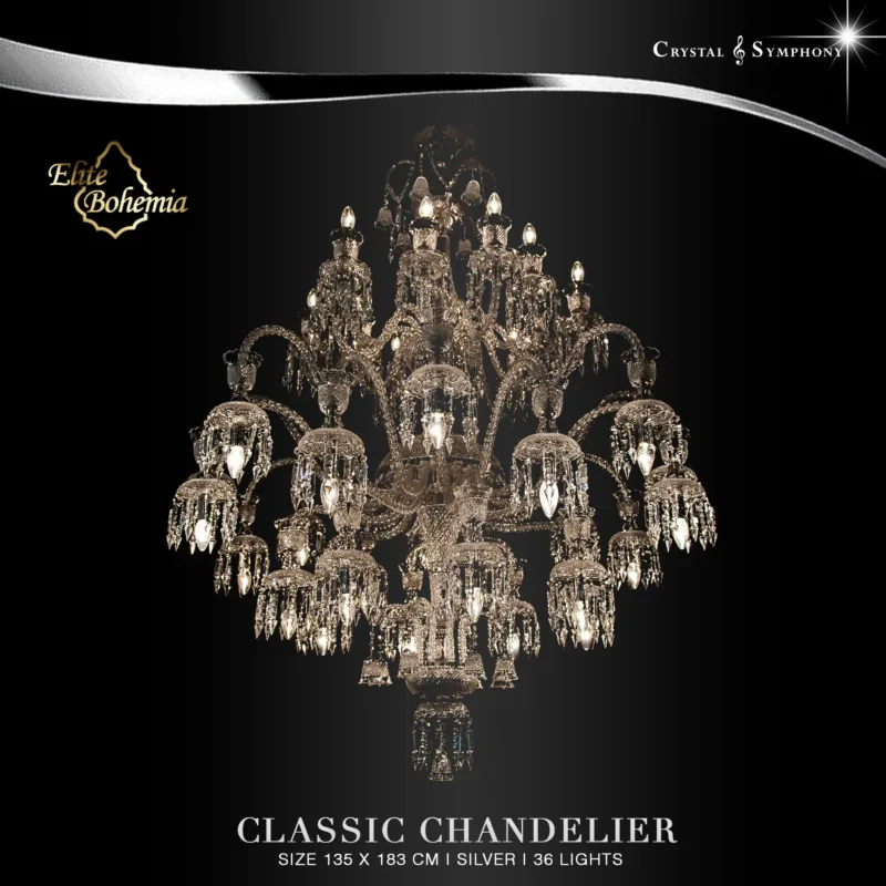 โคมไฟระย้า Elite Bohemia E/L676/24+12/03AD7N/S