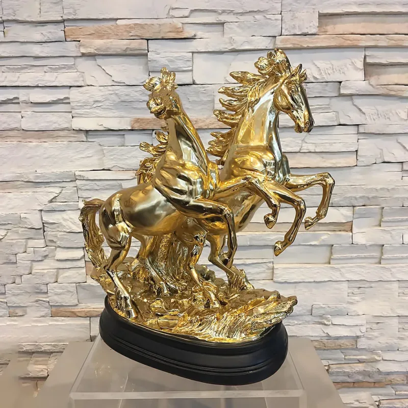 รูปปั้นม้าสีทอง AL/2569TD