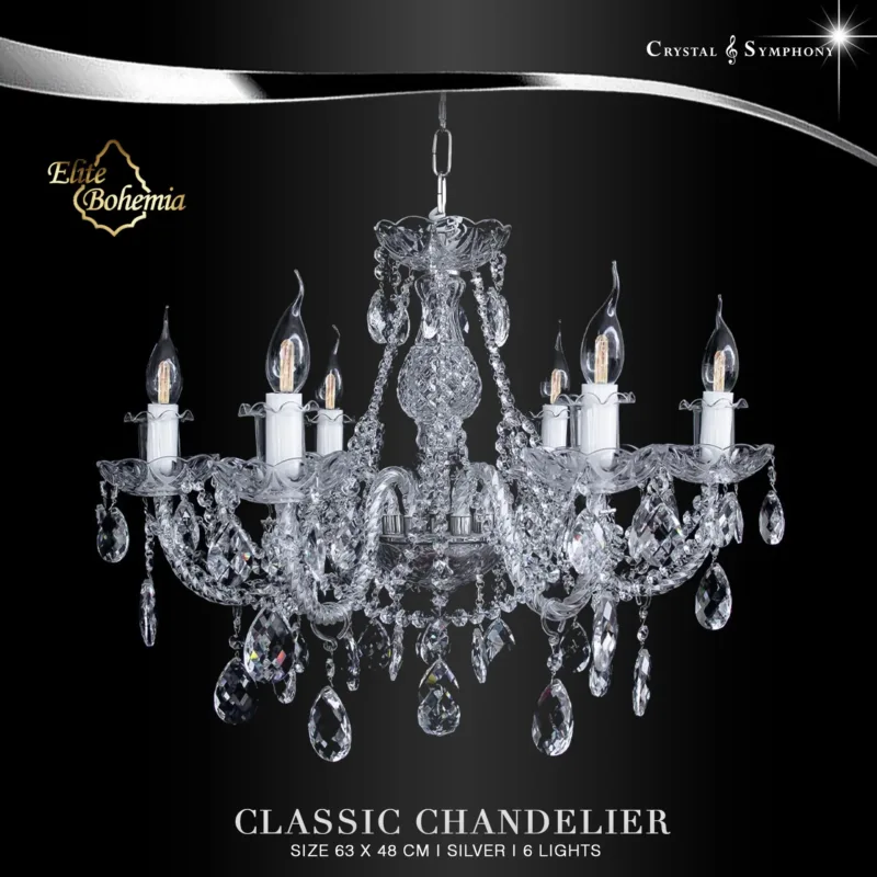 โคมไฟระย้าคริสตัล แชนเดอเรีย