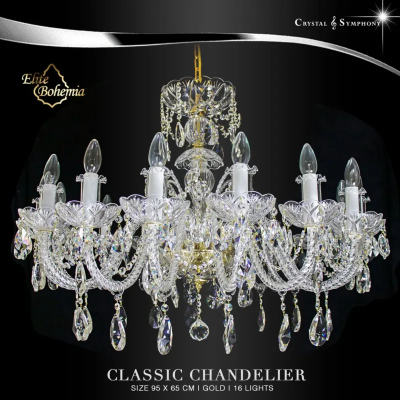 โคมไฟระย้าคริสตัล แชนเดอเรียแต่งบ้าน