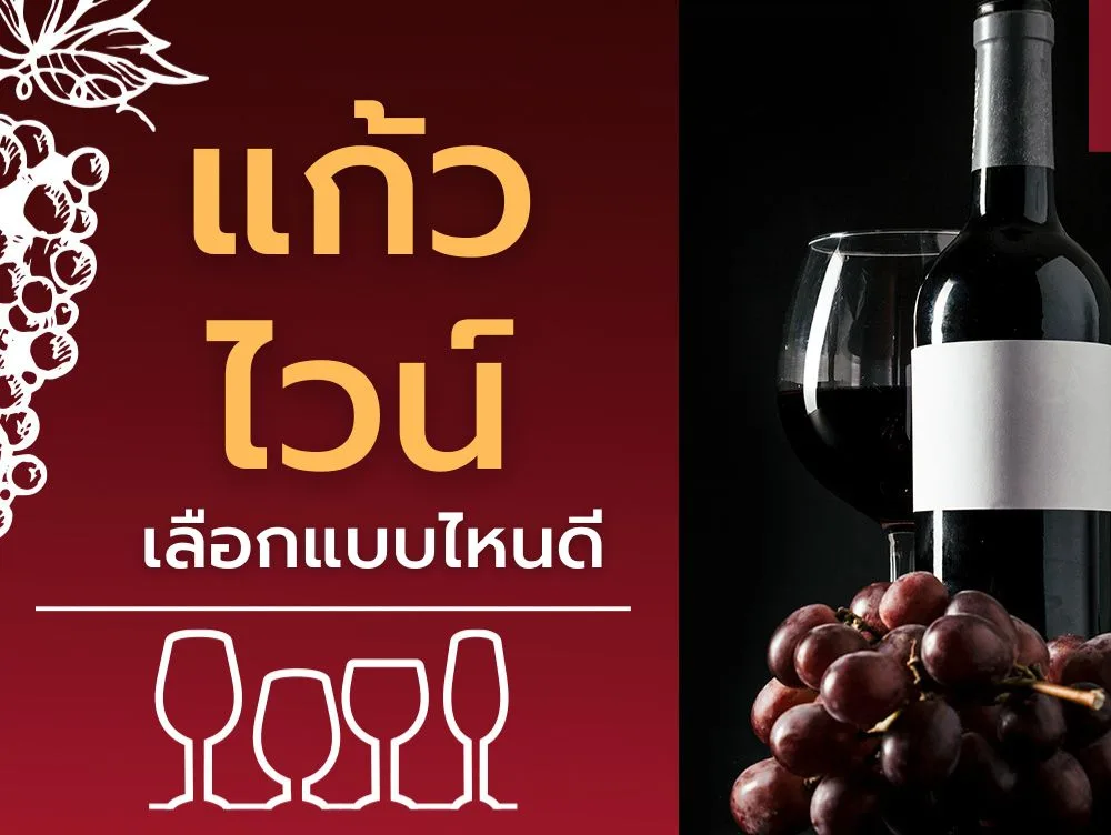 แก้วไวน์เลือกแบบไหนดี