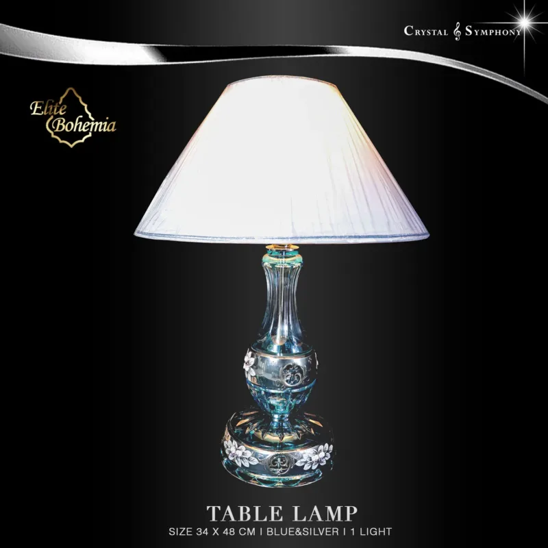 โคมไฟตั้งโต๊ะคริสตัล E/S649/1/11/2N/S
