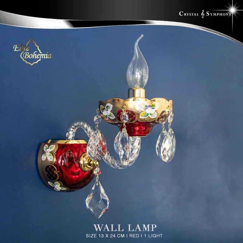 โคมไฟกิ่ง โคมไฟติดผนัง Elite Bohemia E/N522/1/37/R