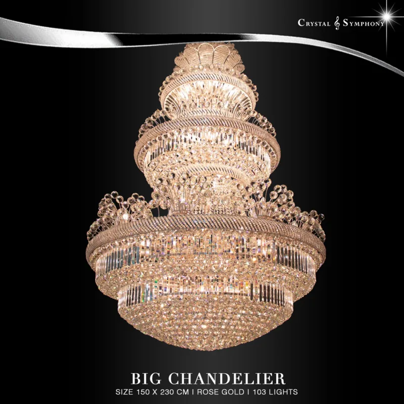 โคมไฟระย้าขนาดใหญ่-สูง-2.3-เมตร-KRIJL-68113-L95-SKG